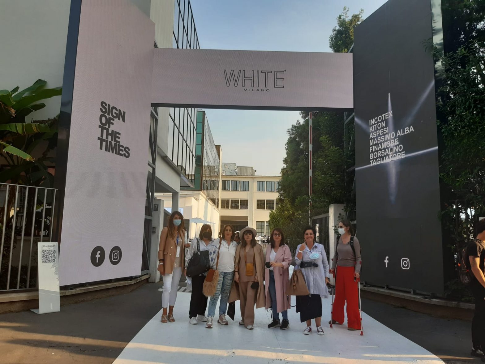 Asturias fashion brands in white milano 2021